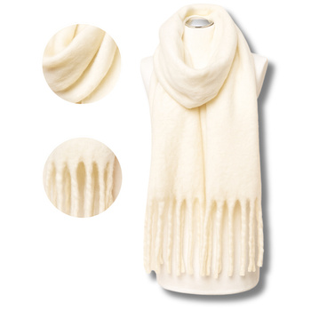 SZAL DAMSKI CIEPŁY SZALIK MORAJ GŁADKI KLASYCZNY DŁUGI NA ZIMĘ MIĘKKI