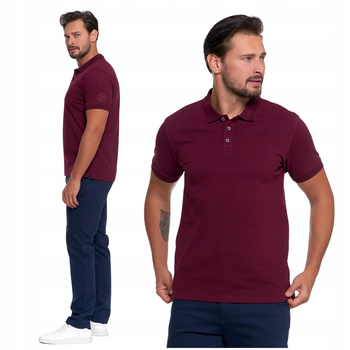 Koszulka Polo Polówka Męska Elegancki T-Shirt z krótkim rękawem MORAJ 