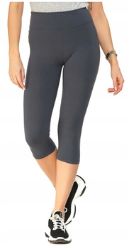 Legginsy Damskie 3/4 Wysoki Stan Kryjące MORAJ 